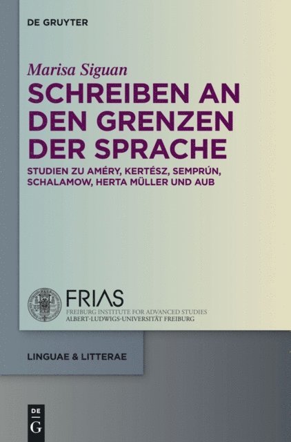 Marisa Siguan - Schreiben an den Grenzen der Sprache, E-bok