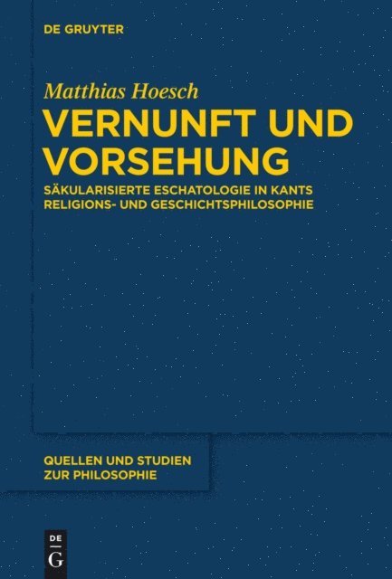 Matthias Hoesch - Vernunft und Vorsehung, E-bok