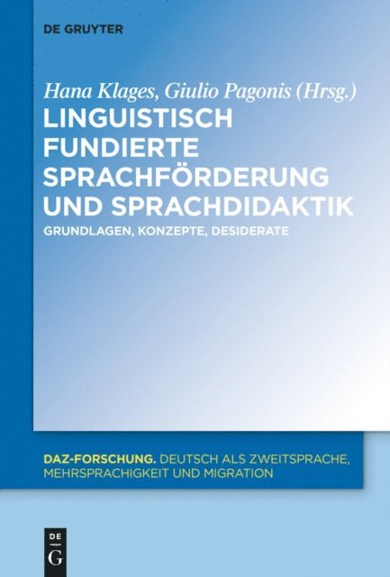 Giulio Pagonis, Hana Klages - Linguistisch fundierte Sprachförderung und Sprachdidaktik, E-bok