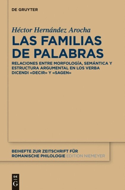 Hector Hernandez Arocha - Las familias de palabras, E-bok