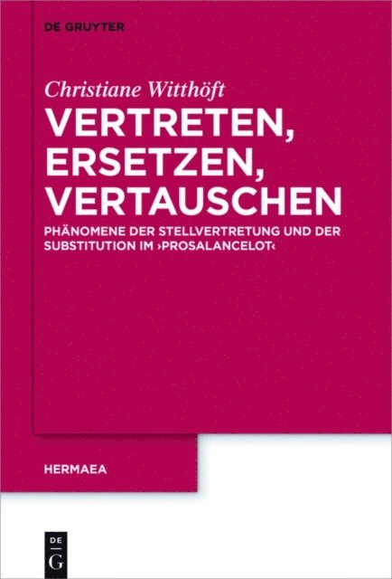 Christiane Witthoft - Vertreten, Ersetzen, Vertauschen, E-bok