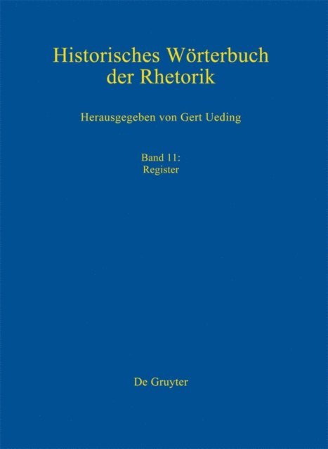 Ole Kazich, Gert Ueding - Register, E-bok