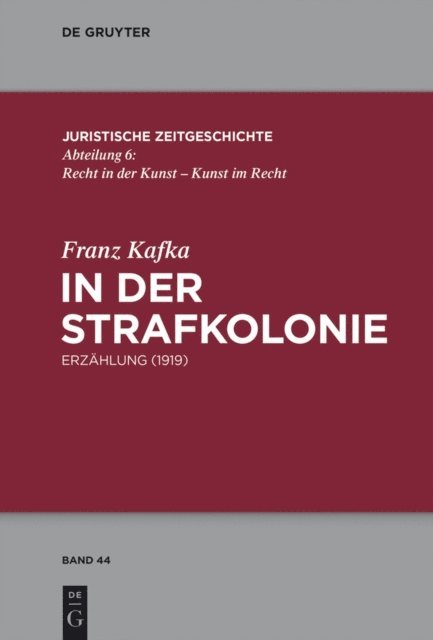 Franz Kafka - In der Strafkolonie, E-bok