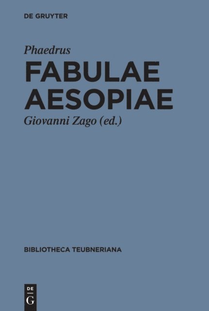 Giovanni Zago - Fabulae Aesopiae, E-bok