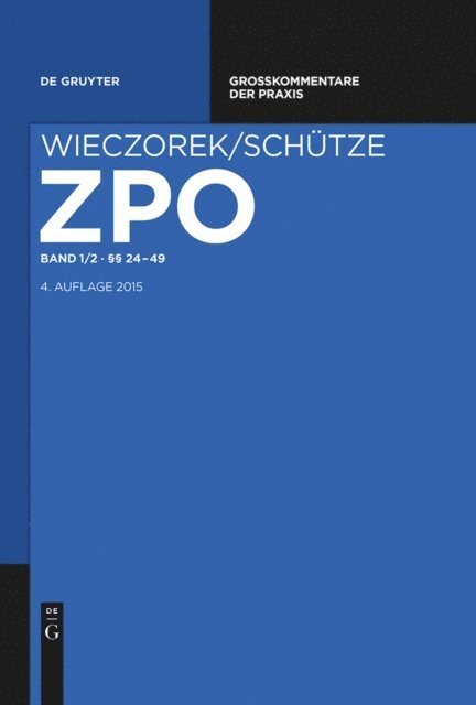 et al., Uwe Gerken, Stefan Smid - §§ 24-49, E-bok