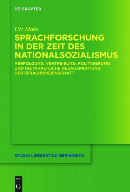 Utz Maas - Sprachforschung in der Zeit des Nationalsozialismus, E-bok