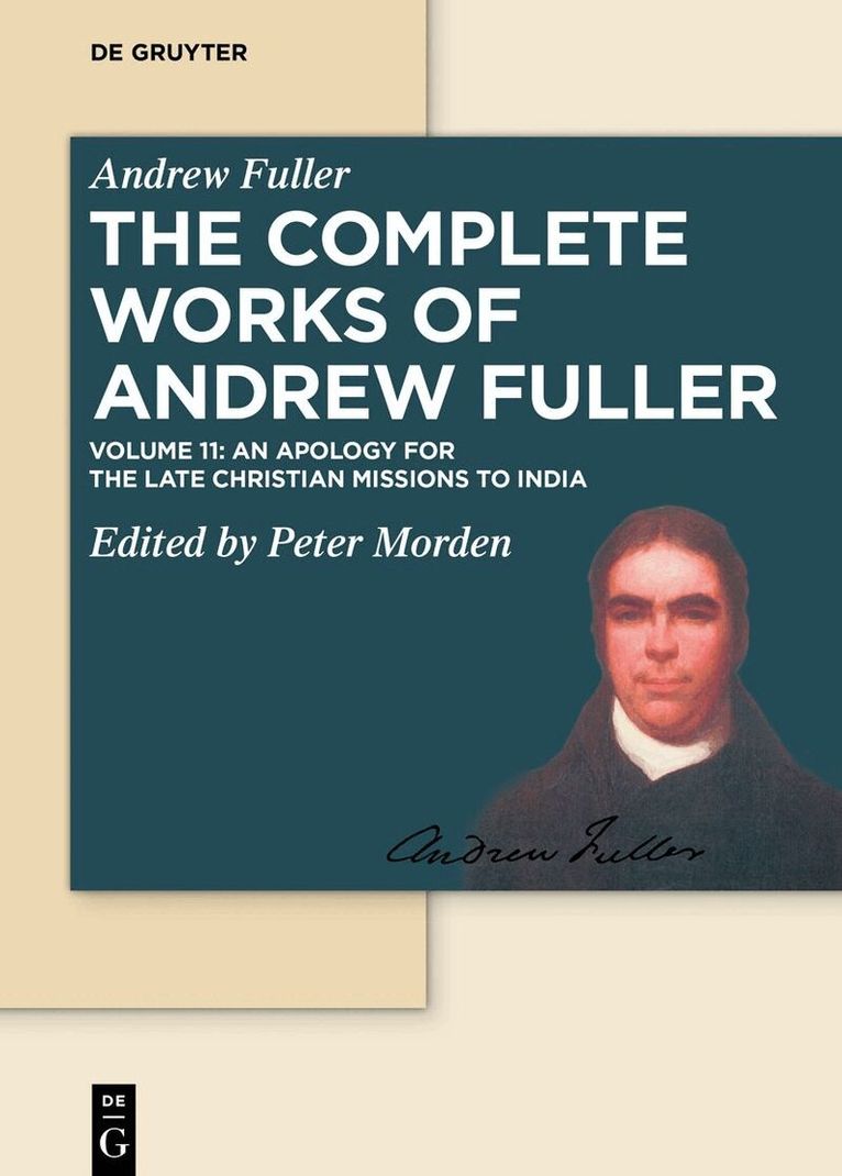 Andrew Fuller, Peter Morden - Apology for the Late Christian Missions to India, E-bok