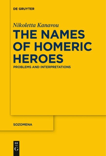 Nikoletta Kanavou - Names of Homeric Heroes, E-bok