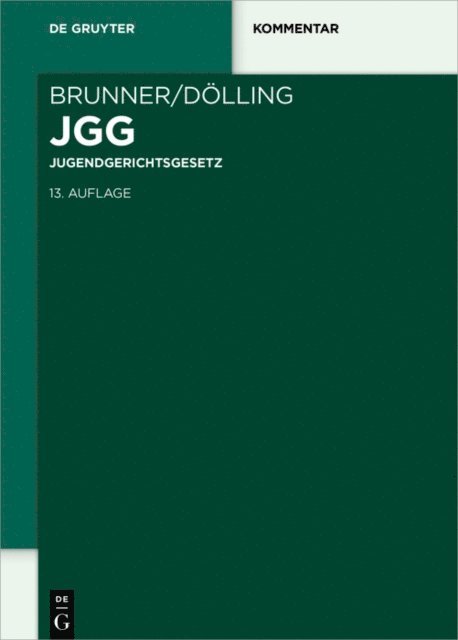 Dieter Dolling, Rudolf Brunner - Jugendgerichtsgesetz, E-bok