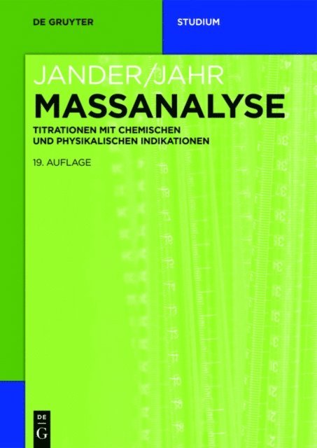 Ralf Martens-Menzel, Jurgen Simon, Gerhard Schulze - Massanalyse, E-bok