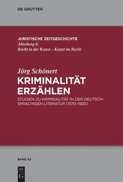 Jorg Schonert - Kriminalität erzählen, E-bok