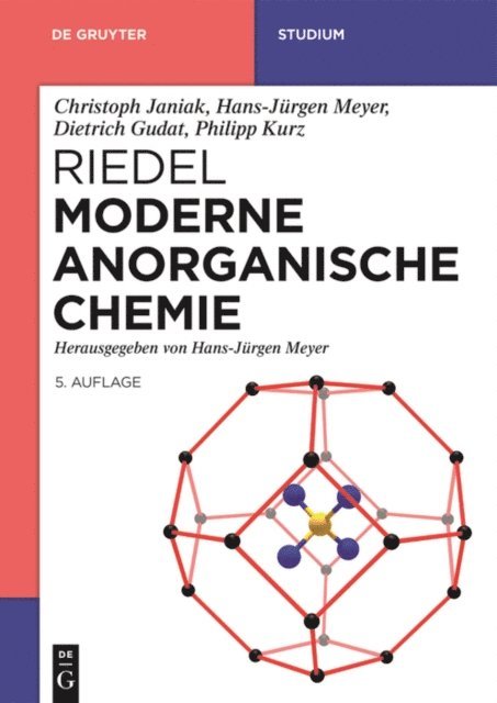 Philipp Kurz, Dietrich Gudat, Hans-Jurgen Meyer, Christoph Janiak, Hans-Jurgen Meyer - Riedel Moderne Anorganische Chemie, E-bok
