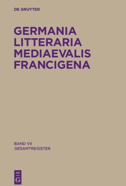 Fritz Peter Knapp, Geert Henricus Marie Claassens, Rene Perennec - Gesamtregister, E-bok