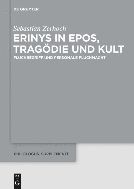 Sebastian Zerhoch - Erinys in Epos, Tragödie und Kult, E-bok