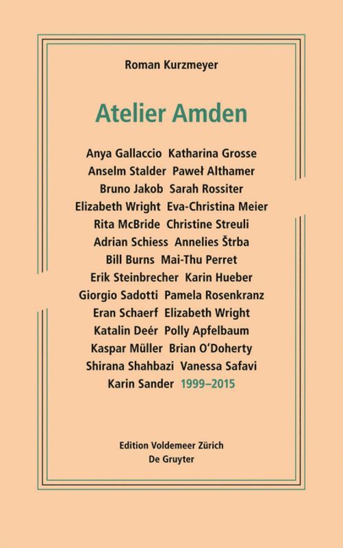 Roman Kurzmeyer - Atelier Amden, Häftad. Tillgänglighet: Tillfälligt slut