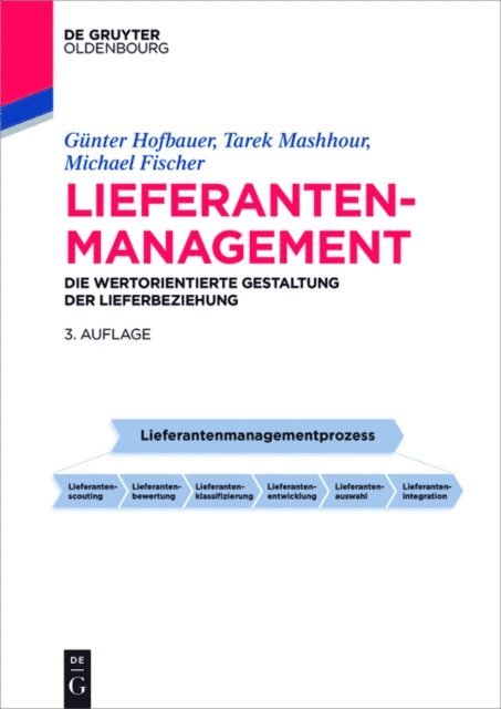Michael Fischer, Tarek Mashhour, Gunter Hofbauer - Lieferantenmanagement, E-bok