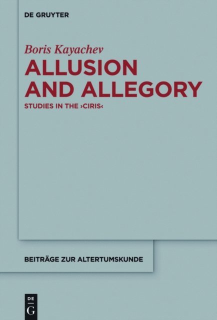 Boris Kayachev - Allusion and Allegory, E-bok