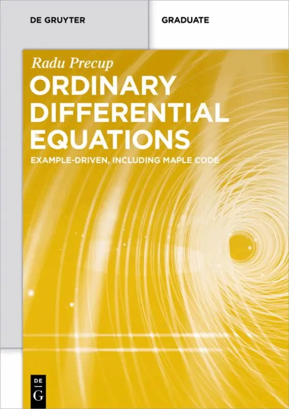 Radu Precup - Ordinary Differential Equations, Häftad. Tillgänglighet: Lägg i varukorg