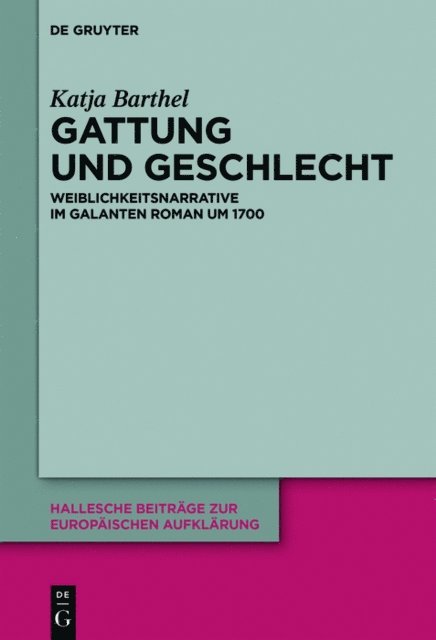 Katja Barthel - Gattung und Geschlecht, E-bok