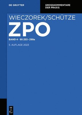 Dorothea Assmann, Hans-Jürgen Ahrens, Martin Gebauer, Stephan Weth - §§ 253-299a, Inbunden. Tillgänglighet: Tillfälligt slut