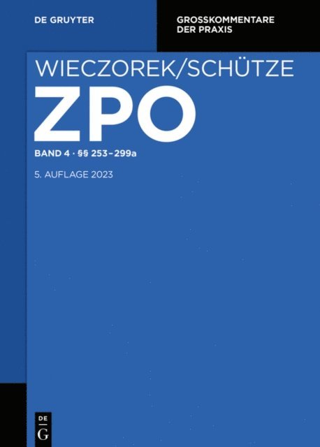 Stephan Weth, Martin Gebauer, Hans-Jurgen Ahrens, Dorothea Assmann - §§ 253-299a, E-bok