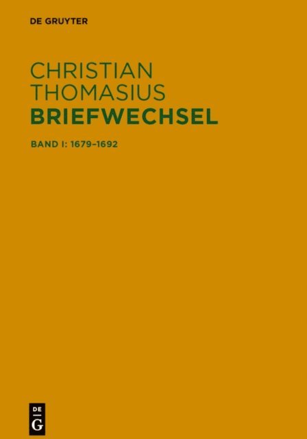 Martin Kuhnel, Matthias Hambrock, Frank Grunert - Briefe 1679–1692, E-bok