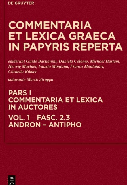 Marco Stroppa, Maria Rosaria Falivene, Elena Esposito - Andron, Antimachus, Antiphon, E-bok