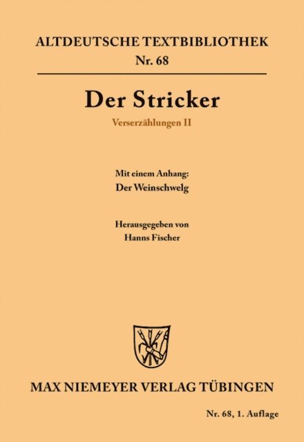 Hanns Fischer - Verserzählungen II, E-bok