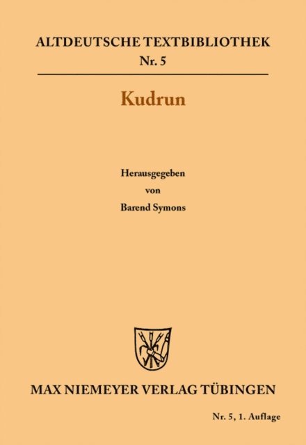 Barend Symons - Kudrun, E-bok