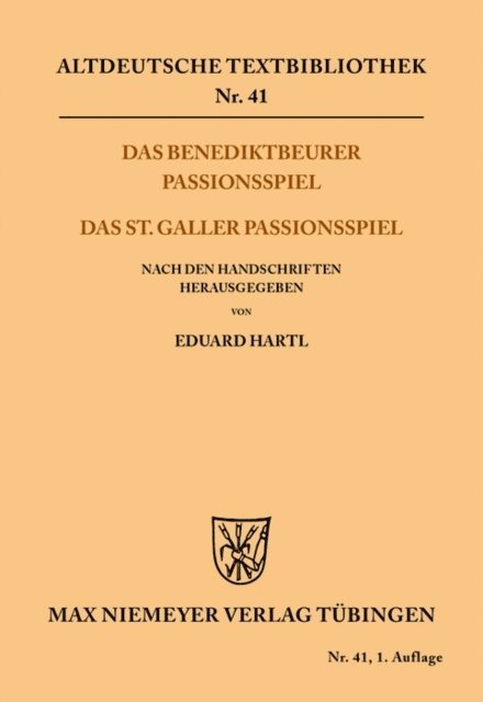 Eduard Hartl - Das Benediktbeurer Passionsspiel, E-bok