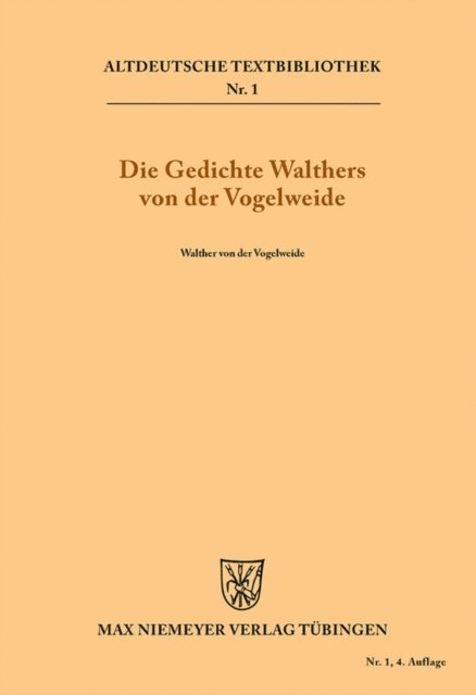 Walther von der Vogelweide - Die Gedichte Walthers von der Vogelweide, E-bok