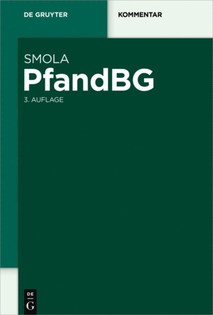 Rainer Smola - PfandBG, E-bok