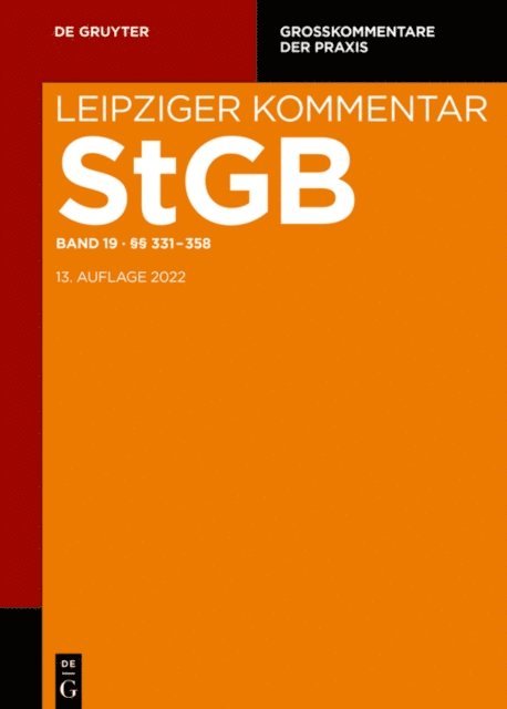 et al., Eric Hilgendorf, Anette Grunewald, Ferdinand Gillmeister - §§ 331-358, E-bok