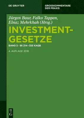 Jürgen Baur, Falko Tappen, Elnaz Mehrkhah, Caspar Behme - §§ 214 - 360 Kagb, Inbunden. Tillgänglighet: Tillfälligt slut