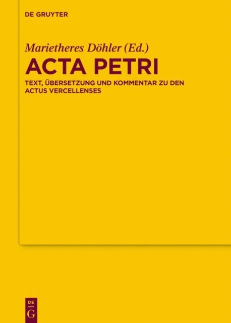 Marietheres Dohler - Acta Petri, E-bok