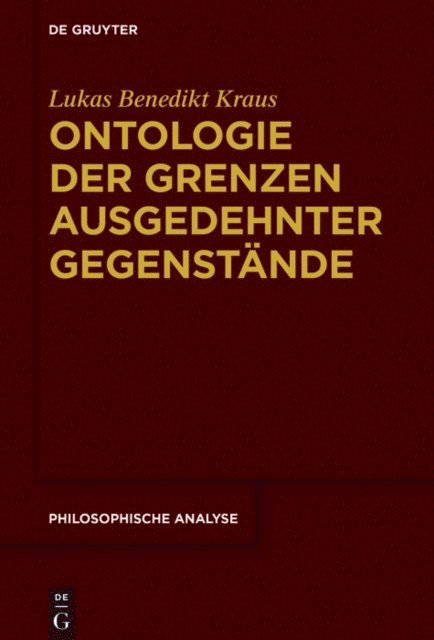 Ontologie der Grenzen ausgedehnter Gegenstände