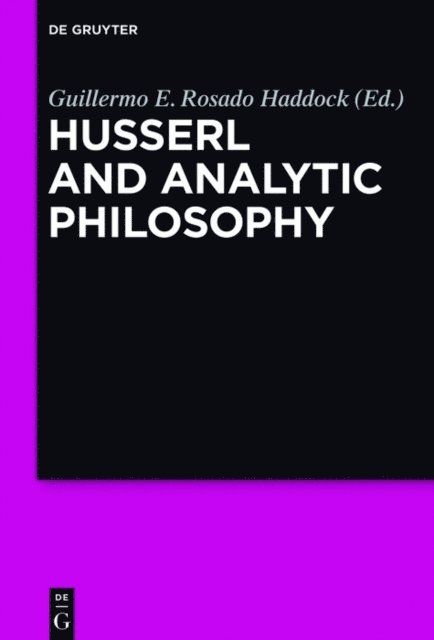 Guillermo E. Rosado Haddock - Husserl and Analytic Philosophy, E-bok