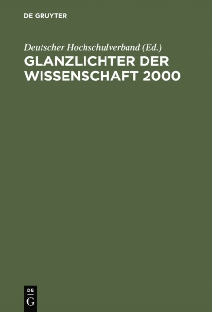 Deutscher Hochschulverband - Glanzlichter der Wissenschaft 2000, E-bok