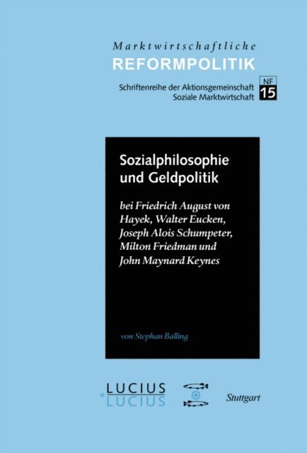 Stephan Balling - Sozialphilosophie und Geldpolitik, E-bok