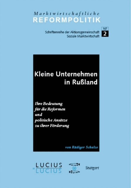 Rudiger Schulze - Kleine Unternehmen in Rußland, E-bok