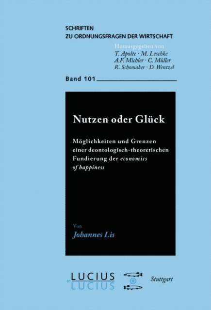 Johannes Lis - Nutzen oder Glück, E-bok