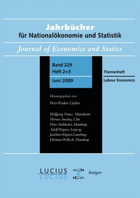 Peter Winker, Werner Smolny, Bernd Fitzenberger - Labour Economics, E-bok