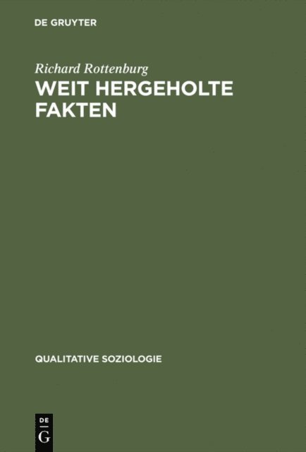 Richard Rottenburg - Weit hergeholte Fakten, E-bok