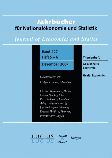 Klaus-Dirk Henke - Gesundheitsökonomie / Health Economics, E-bok