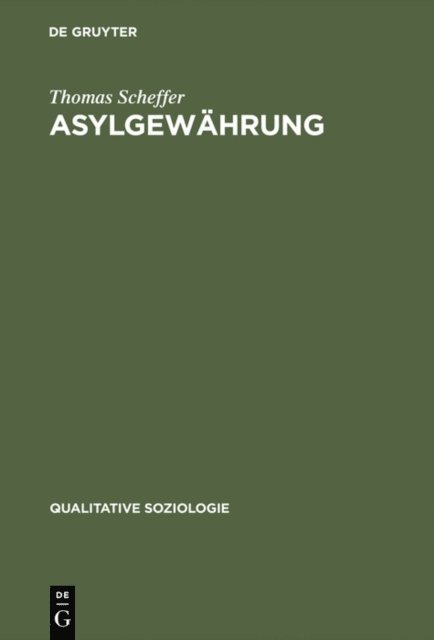Thomas Scheffer - Asylgewährung, E-bok