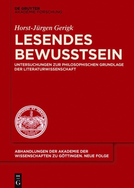 Horst-Jurgen Gerigk - Lesendes Bewusstsein, E-bok