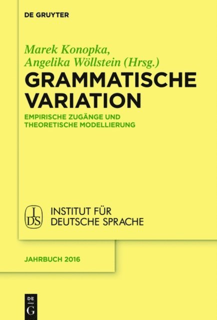 Angelika Wollstein, Marek Konopka - Grammatische Variation, E-bok