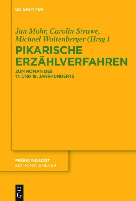 Michael Waltenberger, Carolin Struwe, Jan Mohr - Pikarische Erzählverfahren, E-bok