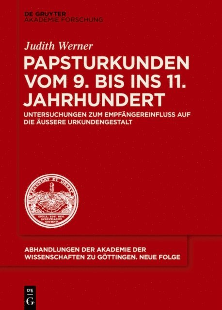 Judith Werner - Papsturkunden vom 9. bis ins 11. Jahrhundert, E-bok