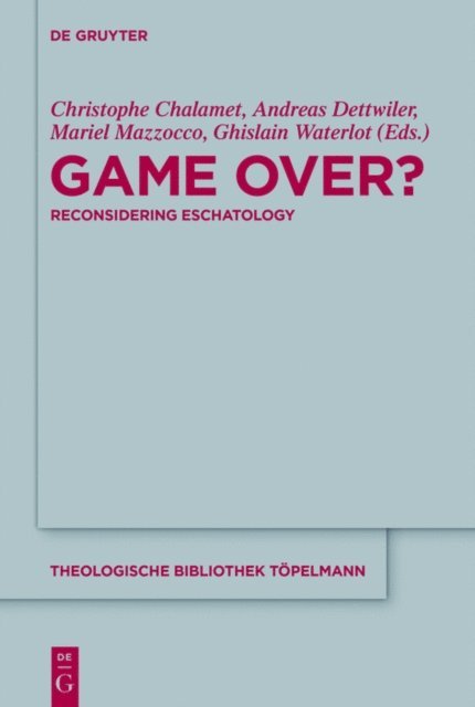 Ghislain Waterlot, Mariel Mazzocco, Andreas Dettwiler, Christophe Chalamet - Game Over?, E-bok